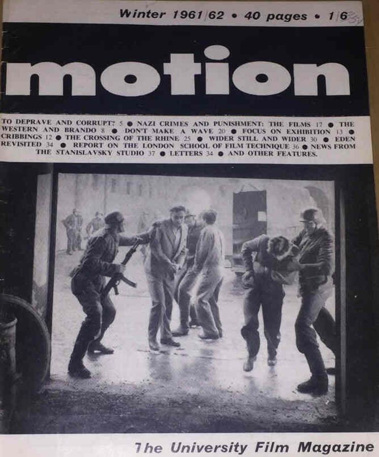 MOTION (60s) magazine side cover Issue 2 Summer 1962