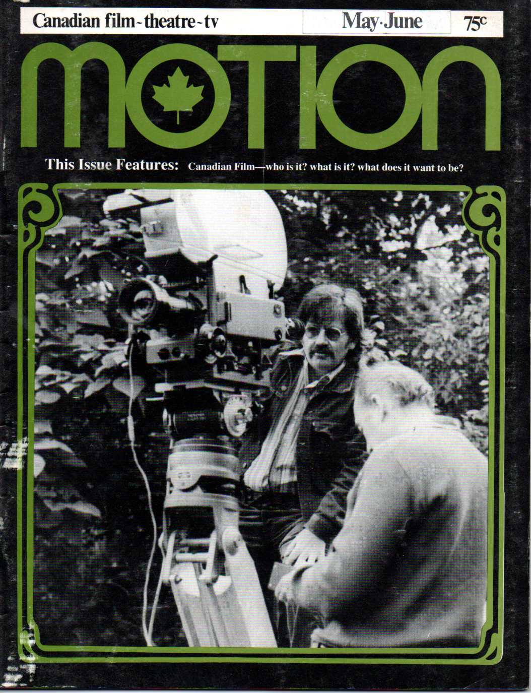 MOTION (Ca) magazine side cover  Vol 3 # 2 May/June 1974