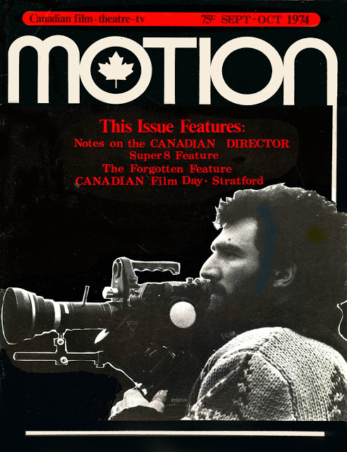 MOTION (Ca) magazine side cover  Vol 3 # 4 September/October 1974