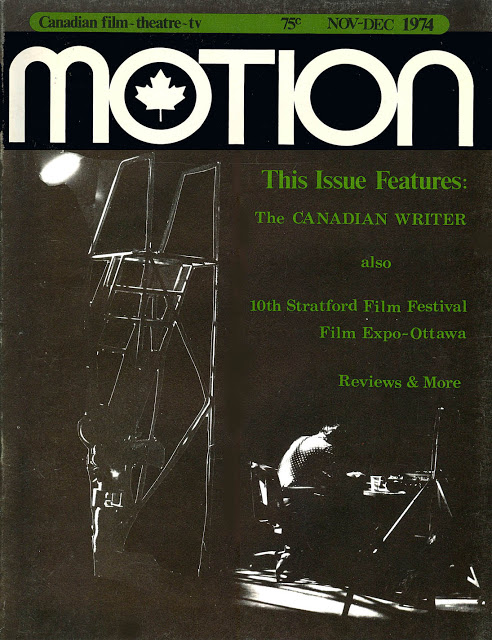 MOTION (Ca) magazine side cover  Vol 3 # 5 November/December 1974