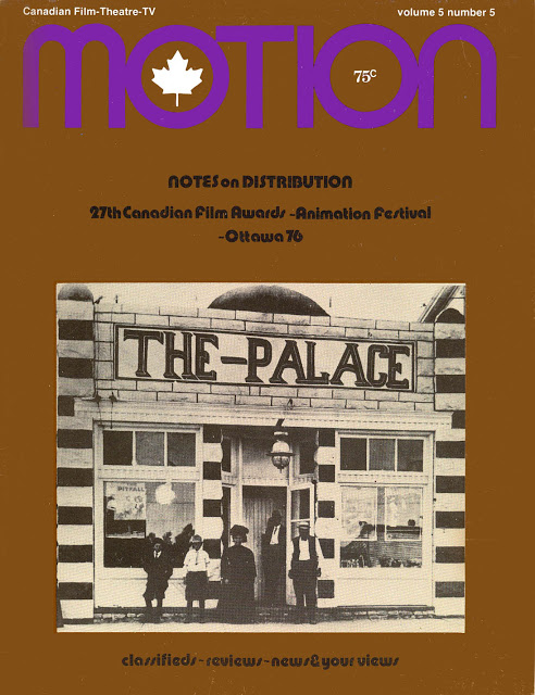 MOTION (Ca) magazine side cover  Vol 5 #5 November 1976