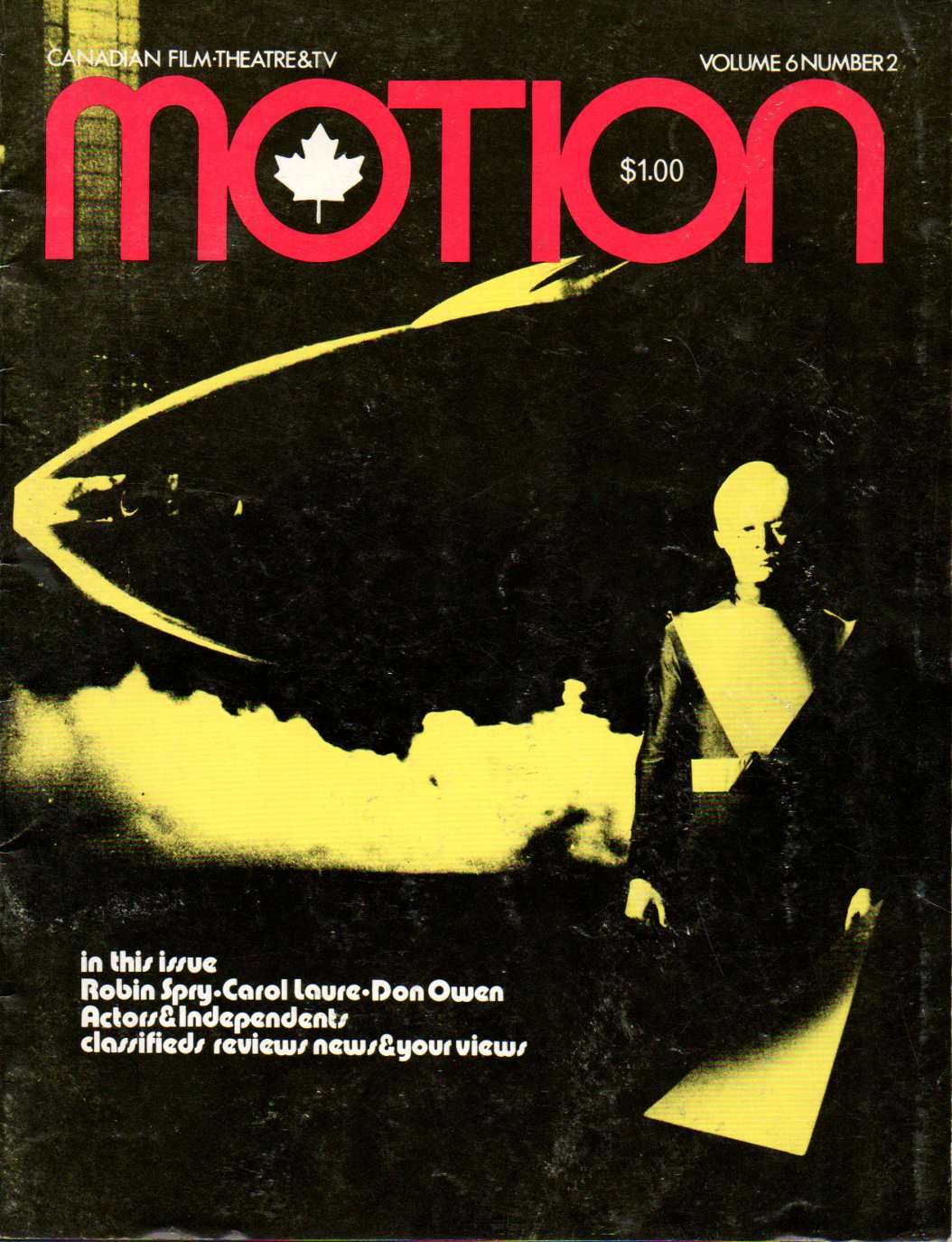 MOTION (Ca) magazine side cover  Vol 6 # 2 February/March 1977