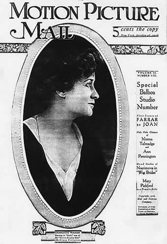 MOTION PICTURE MAIL magazine side cover 28 October 1916