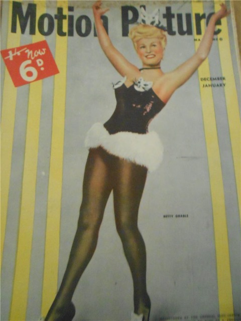 MOTION PICTURE (Au) magazine side cover December 1947