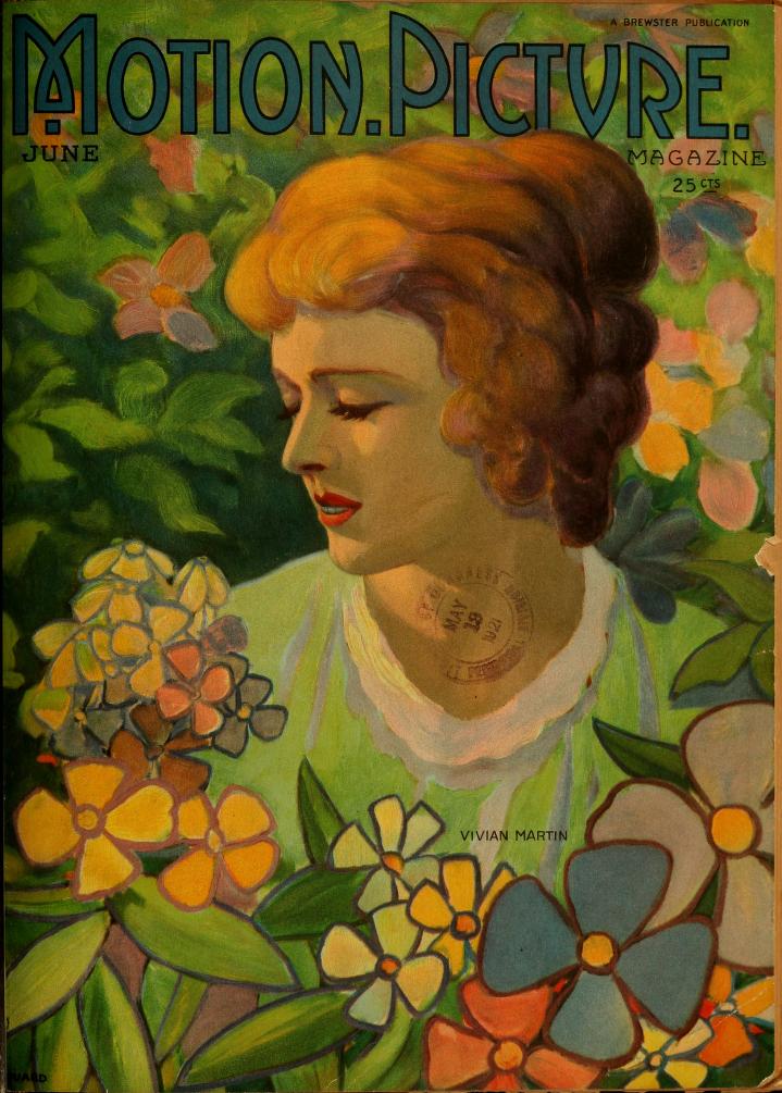 MOTION PICTURE magazine cover Issue 124 June 1921