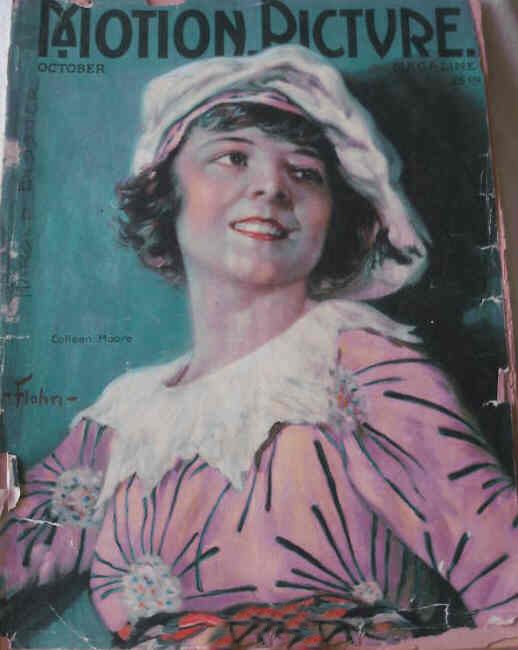 MOTION PICTURE magazine cover Issue 128 October 1921