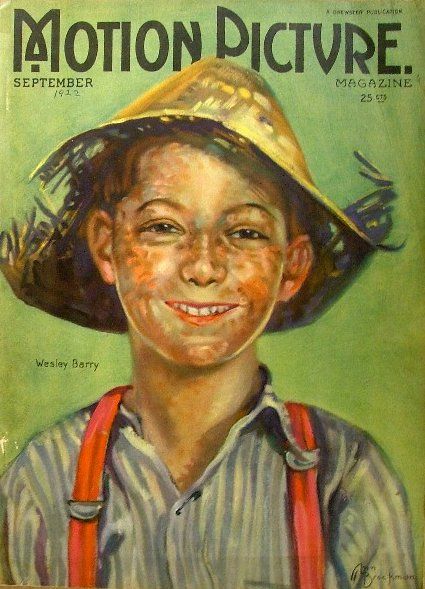 MOTION PICTURE magazine cover Issue 139 September 1922