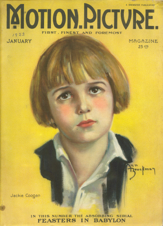MOTION PICTURE magazine cover Issue 143 January 1923