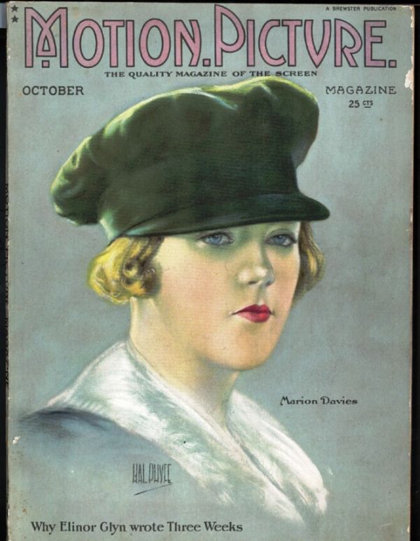 MOTION PICTURE magazine cover Issue 152 October 1923