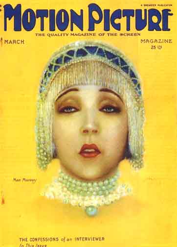 MOTION PICTURE magazine cover Issue 157 March 1924