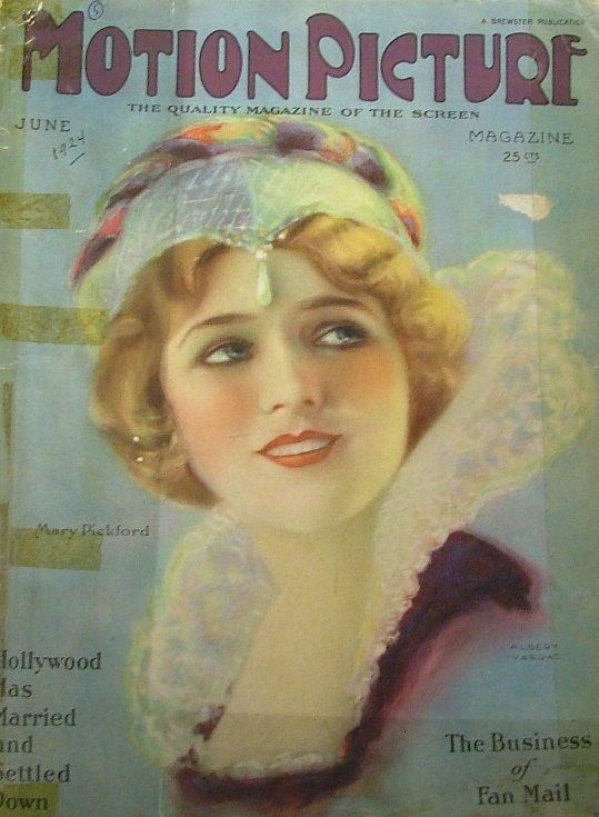 MOTION PICTURE magazine cover Issue 160 June 1924