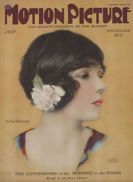 MOTION PICTURE magazine cover Issue 161 July 1924