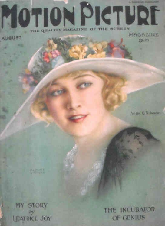 MOTION PICTURE magazine cover Issue 162 August 1924