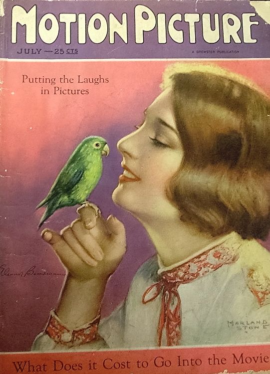 MOTION PICTURE magazine cover Issue 185 July 1926