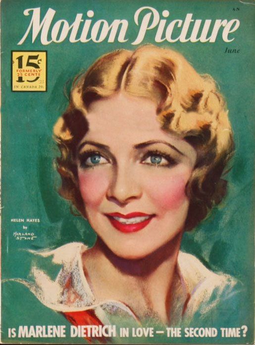 MOTION PICTURE magazine cover Issue 268 June 1933