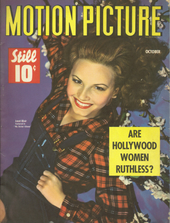 MOTION PICTURE magazine cover Issue 380 October 1942