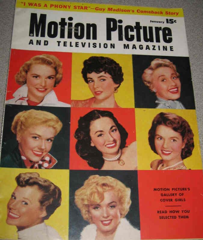 MOTION PICTURE magazine cover Issue 515 January 1954