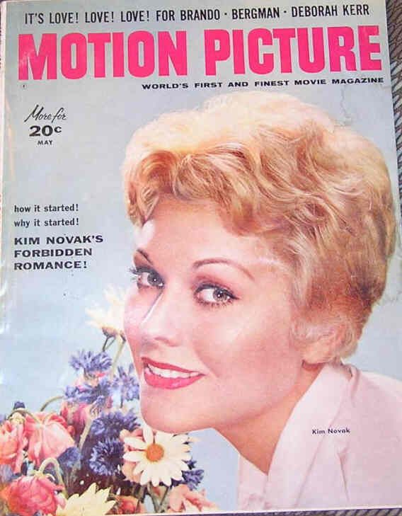 MOTION PICTURE magazine cover Issue 555 May 1957