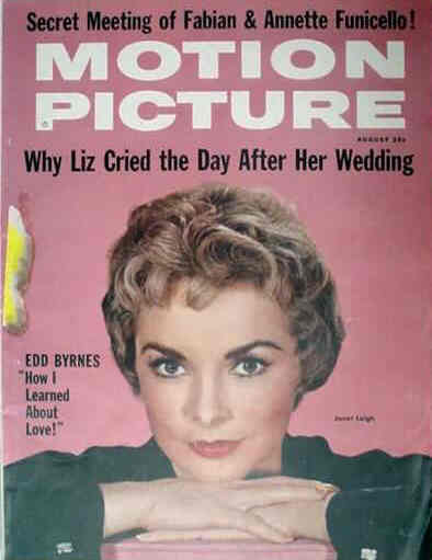 MOTION PICTURE magazine cover Issue 582 August 1959