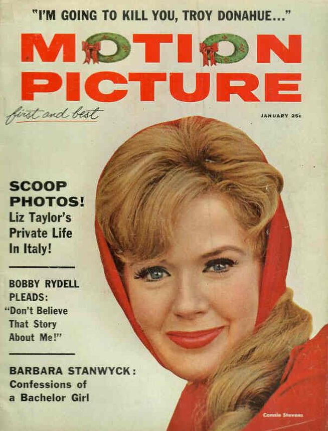 MOTION PICTURE magazine cover Issue 611 January 1962