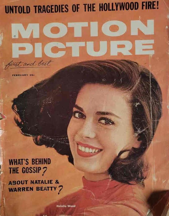 MOTION PICTURE magazine cover Issue 612 February 1962