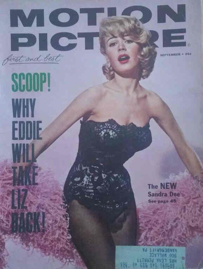 MOTION PICTURE magazine cover Issue 619 September 1962