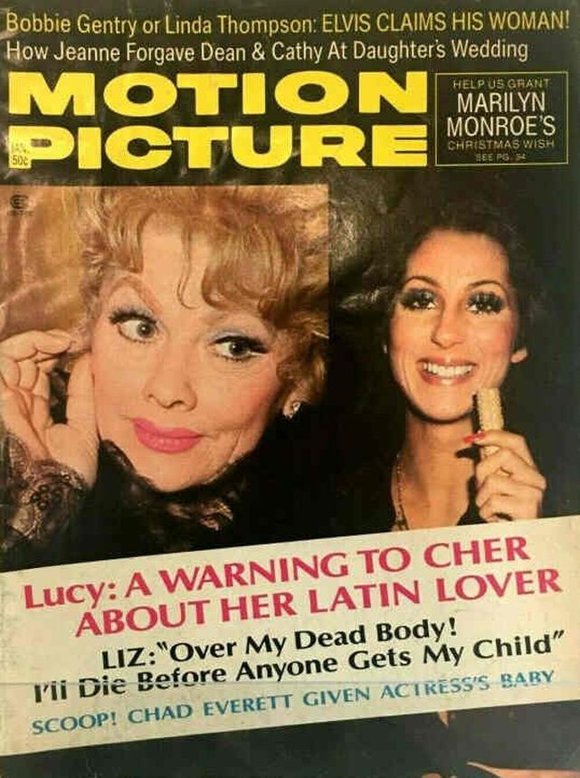 MOTION PICTURE magazine cover January 1974