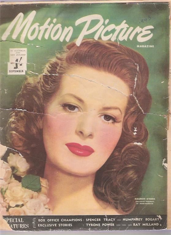 MOTION PICTURE (Au) magazine side cover September 1943
