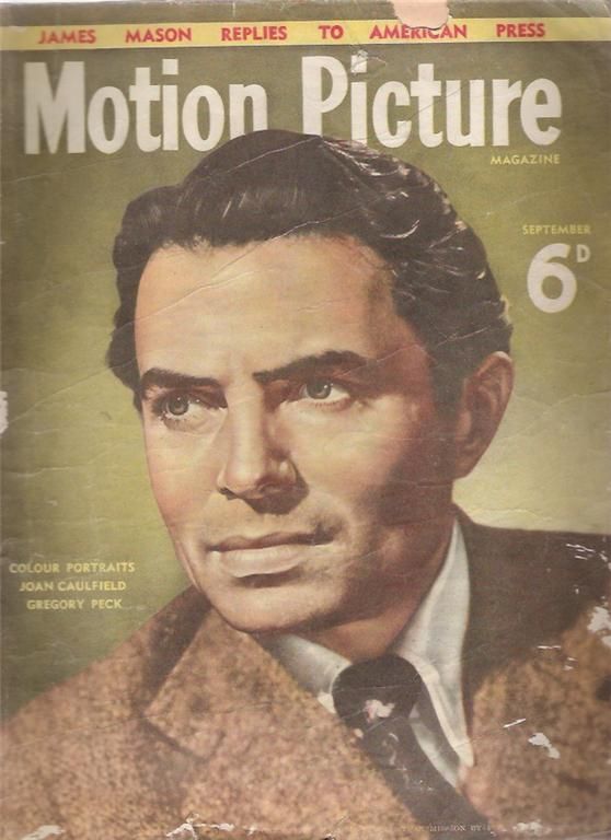 MOTION PICTURE (Au) magazine side cover September 1947