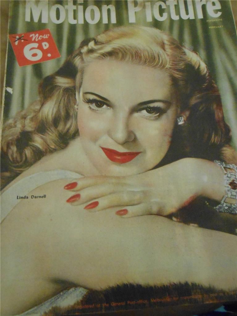 MOTION PICTURE (Au) magazine side cover February 1948