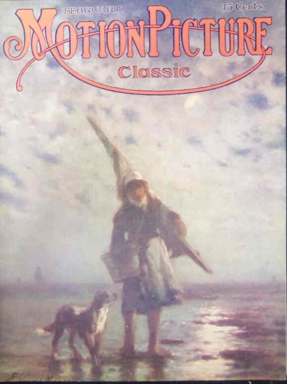 MOTION PICTURE CLASSIC magazine side cover February 1916