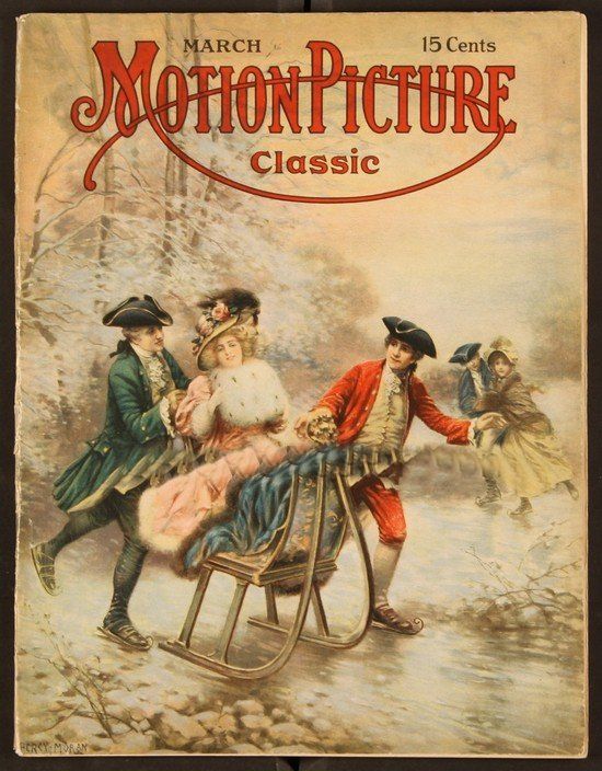 MOTION PICTURE CLASSIC magazine side cover March 1916