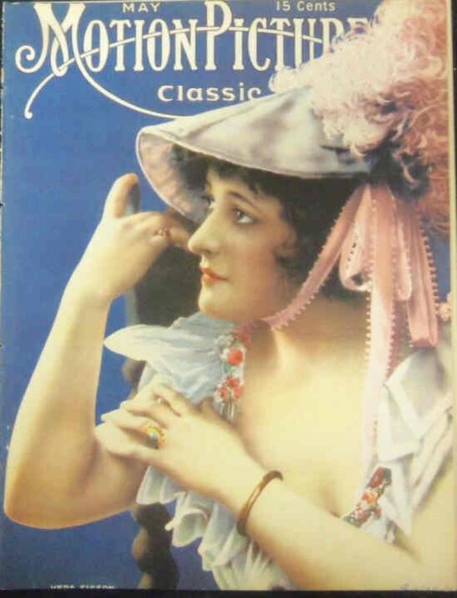 MOTION PICTURE CLASSIC magazine side cover May 1916
