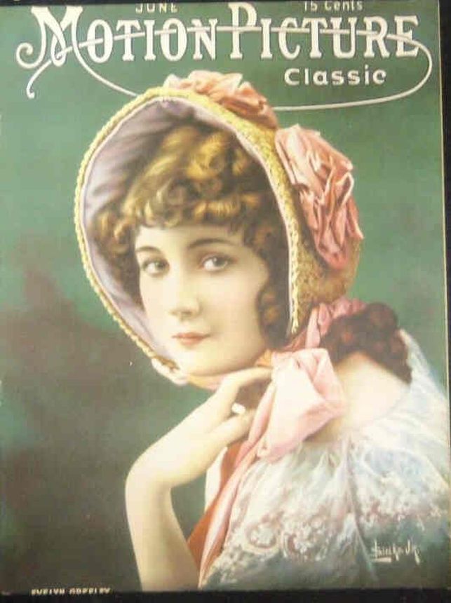 MOTION PICTURE CLASSIC magazine side cover June 1916