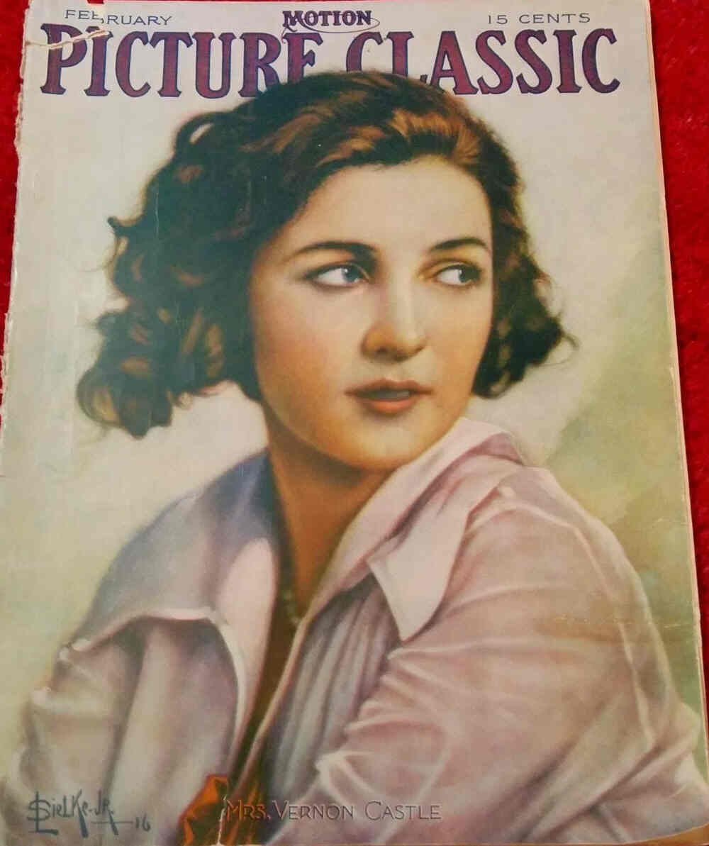 MOTION PICTURE CLASSIC magazine side cover February 1917