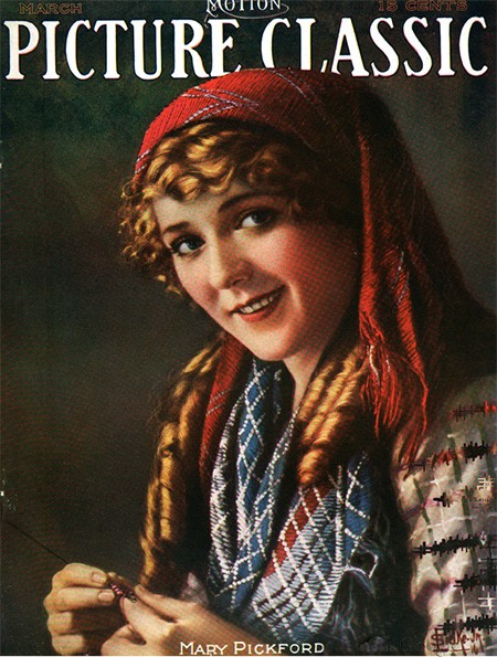 MOTION PICTURE CLASSIC magazine side cover March 1917