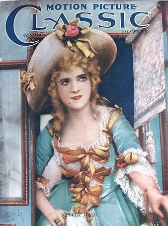 MOTION PICTURE CLASSIC magazine side cover August 1917