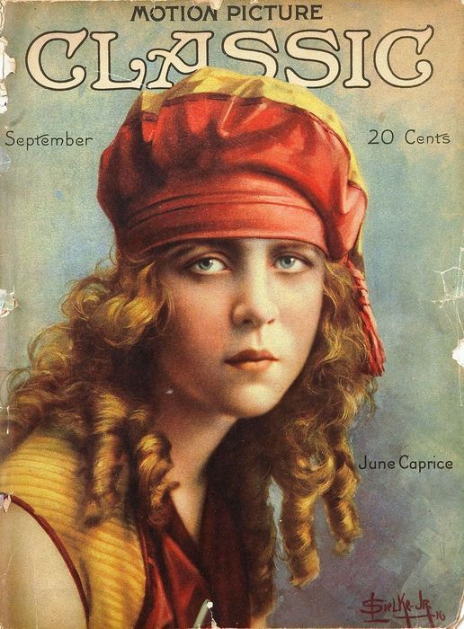 MOTION PICTURE CLASSIC magazine side cover September 1917