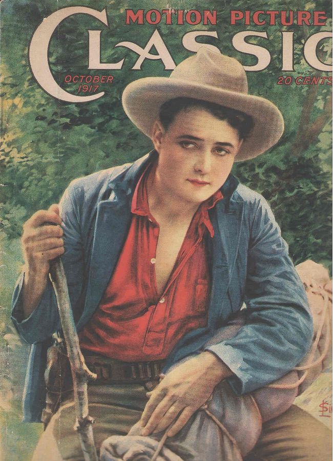 MOTION PICTURE CLASSIC magazine side cover October 1917