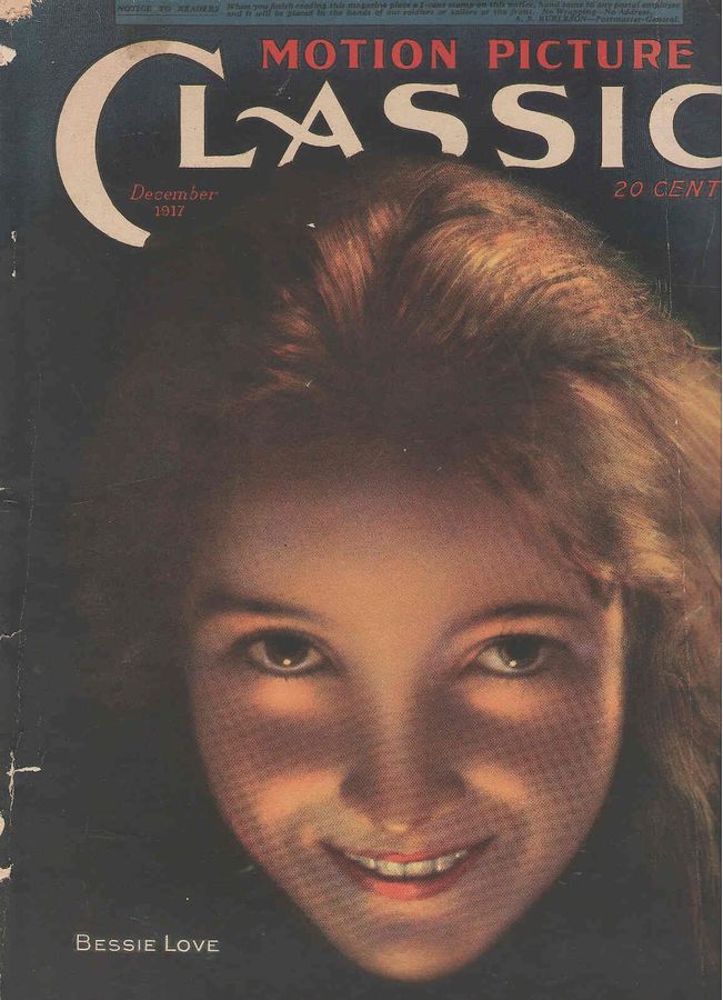 MOTION PICTURE CLASSIC magazine side cover December 1917