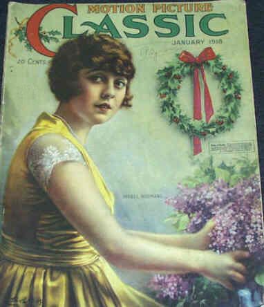 MOTION PICTURE CLASSIC magazine side cover January 1918