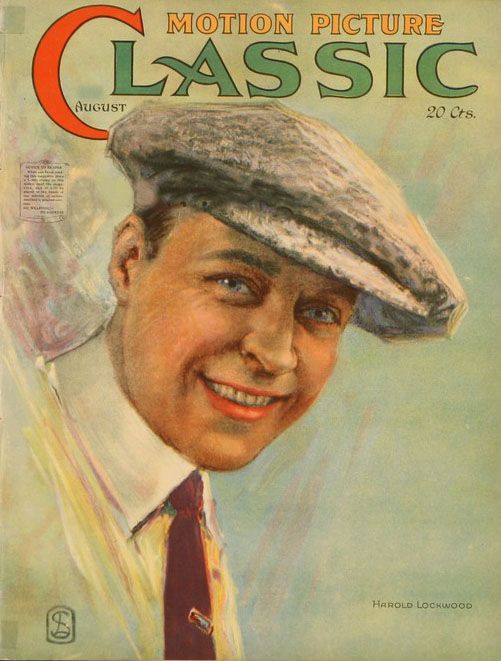 MOTION PICTURE CLASSIC magazine side cover August 1918