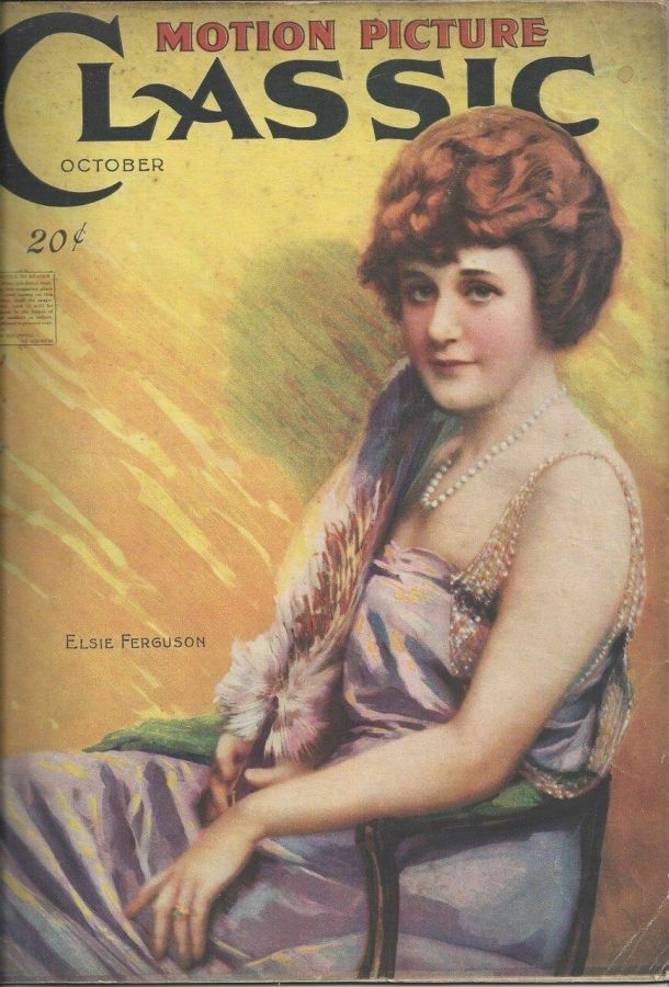 MOTION PICTURE CLASSIC magazine side cover October 1918