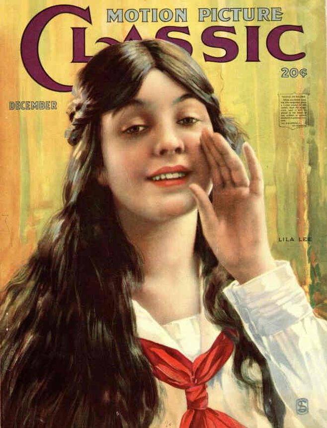 MOTION PICTURE CLASSIC magazine side cover December 1918