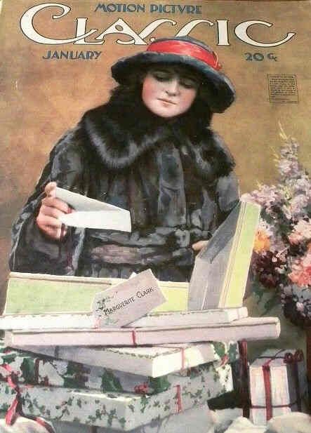 MOTION PICTURE CLASSIC magazine side cover January 1919