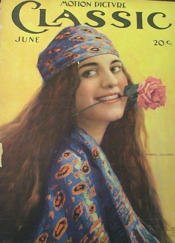 MOTION PICTURE CLASSIC magazine side cover June 1919