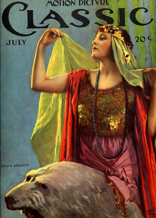MOTION PICTURE CLASSIC magazine side cover July 1919
