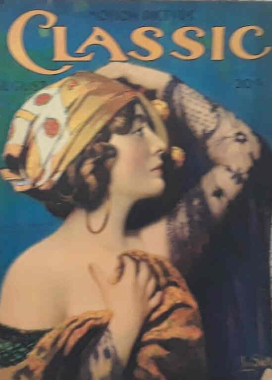 MOTION PICTURE CLASSIC magazine side cover August 1919