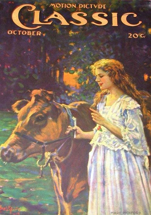 MOTION PICTURE CLASSIC magazine side cover October 1919