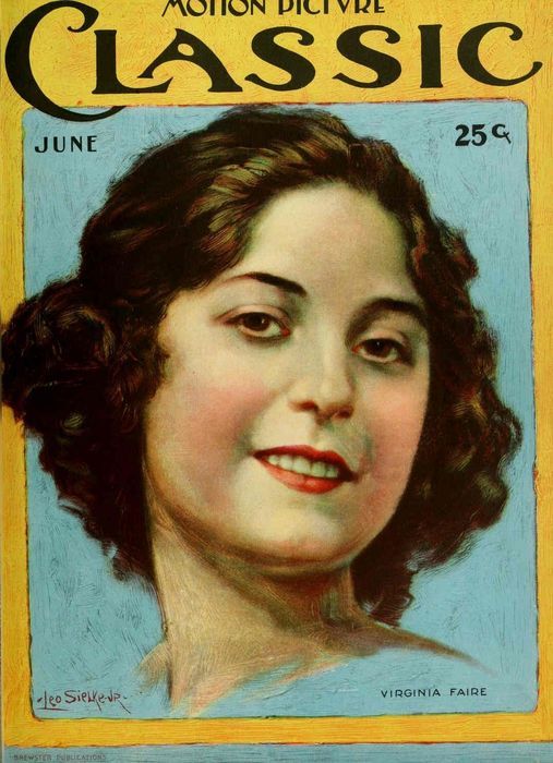MOTION PICTURE CLASSIC magazine side cover June 1920